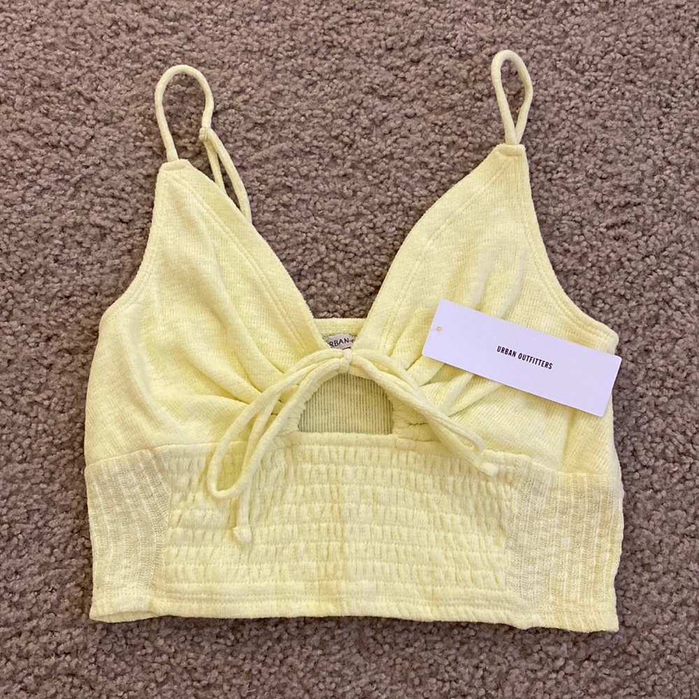 Urban Outfitters Yellow Tank Size Medium
